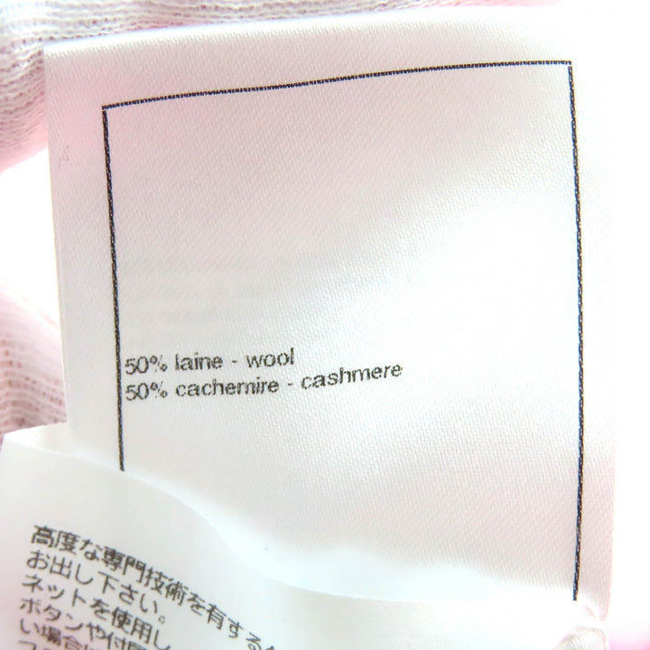 Excellent CHANEL COCO Mark Knit Pullover Sweater pink 38 23A P75341K10779