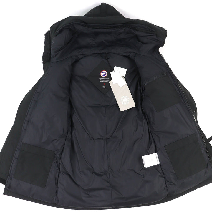 Pristine CANADA GOOSE Down jacket JASPER PARKA Logo patch WZIP hoodie XS 3438MJ
