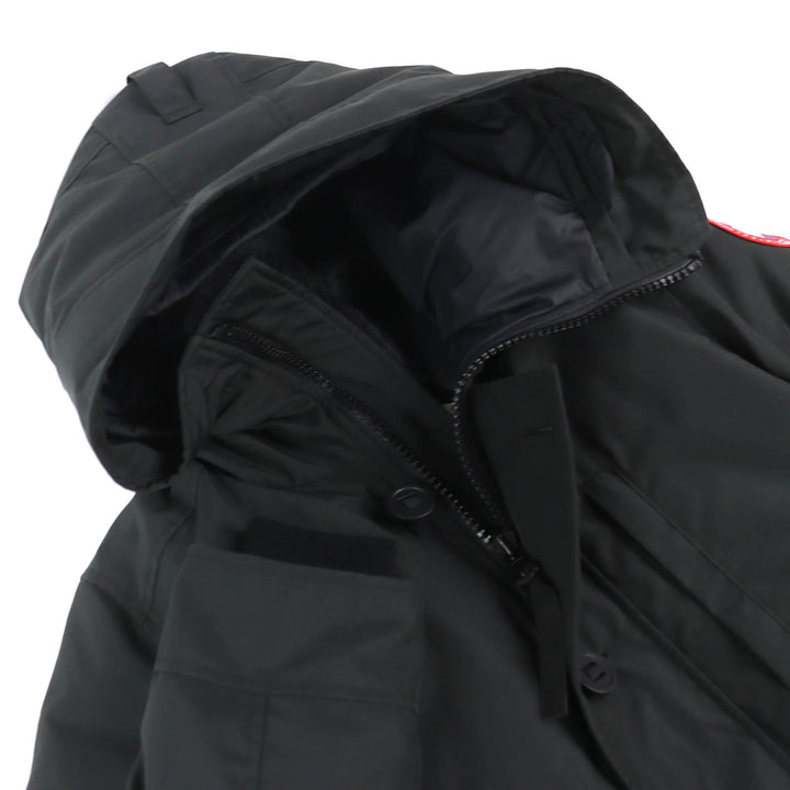 Pristine CANADA GOOSE Down jacket JASPER PARKA Logo patch WZIP hoodie XS 3438MJ