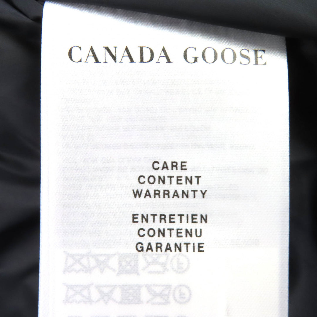 Pristine CANADA GOOSE Down jacket JASPER PARKA Logo patch WZIP hoodie XS 3438MJ