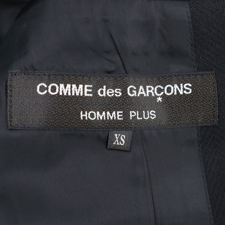 Excellent COMME des GARCONS HOMME PLUS coat 20% Mohair AD2014 Applique men XS