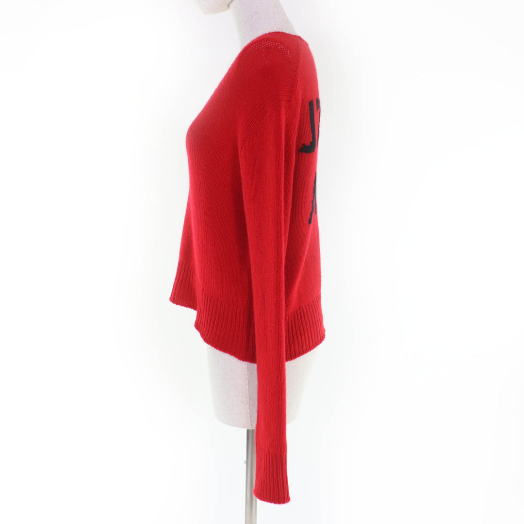 Excellent Christian Dior knit J'ADIOR AMOUR Embroidered cashmere 40 854S82AM037