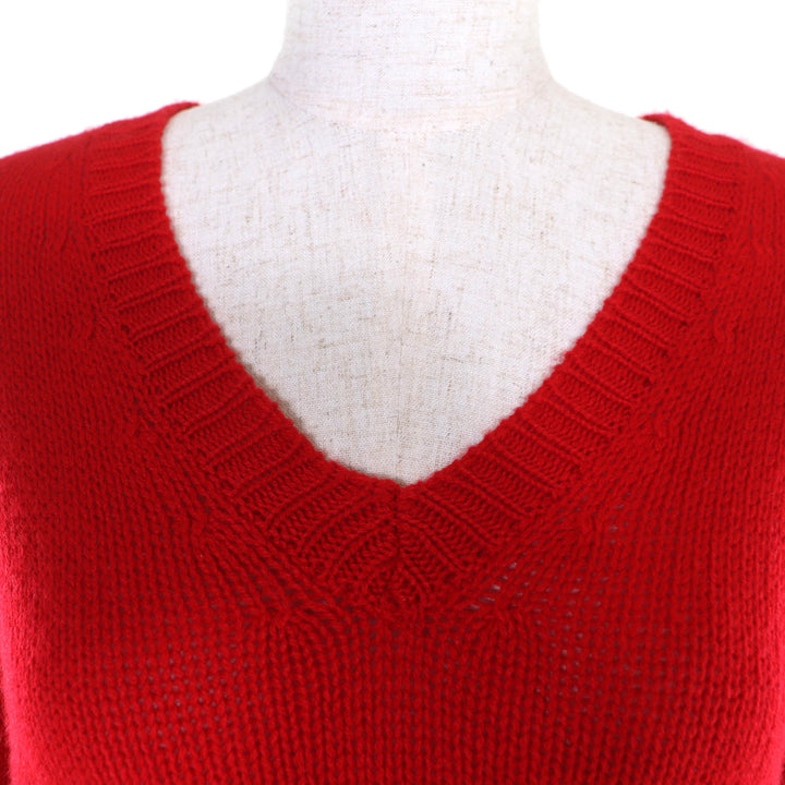 Excellent Christian Dior knit J'ADIOR AMOUR Embroidered cashmere 40 854S82AM037