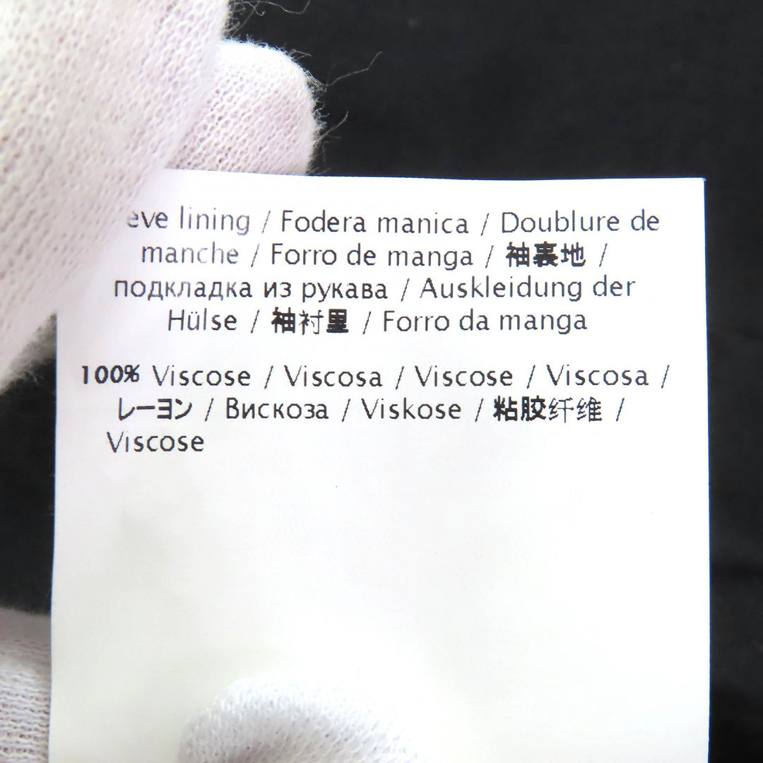 Great Valentino Leather jacket Rose motif flower corsage in lambskin 38 DBC2P0B0