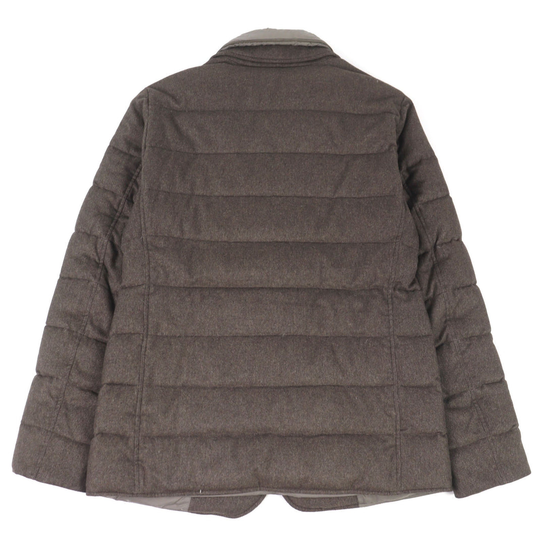 Great Herno Down tailored jacket Made with PIACENZA fabric silk cashmere 48
