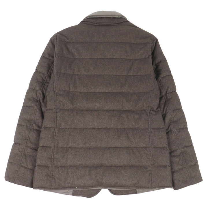 Great Herno Down tailored jacket Made with PIACENZA fabric silk cashmere 48