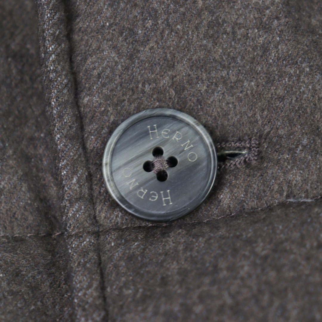 Great Herno Down tailored jacket Made with PIACENZA fabric silk cashmere 48