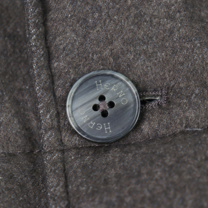 Great Herno Down tailored jacket Made with PIACENZA fabric silk cashmere 48