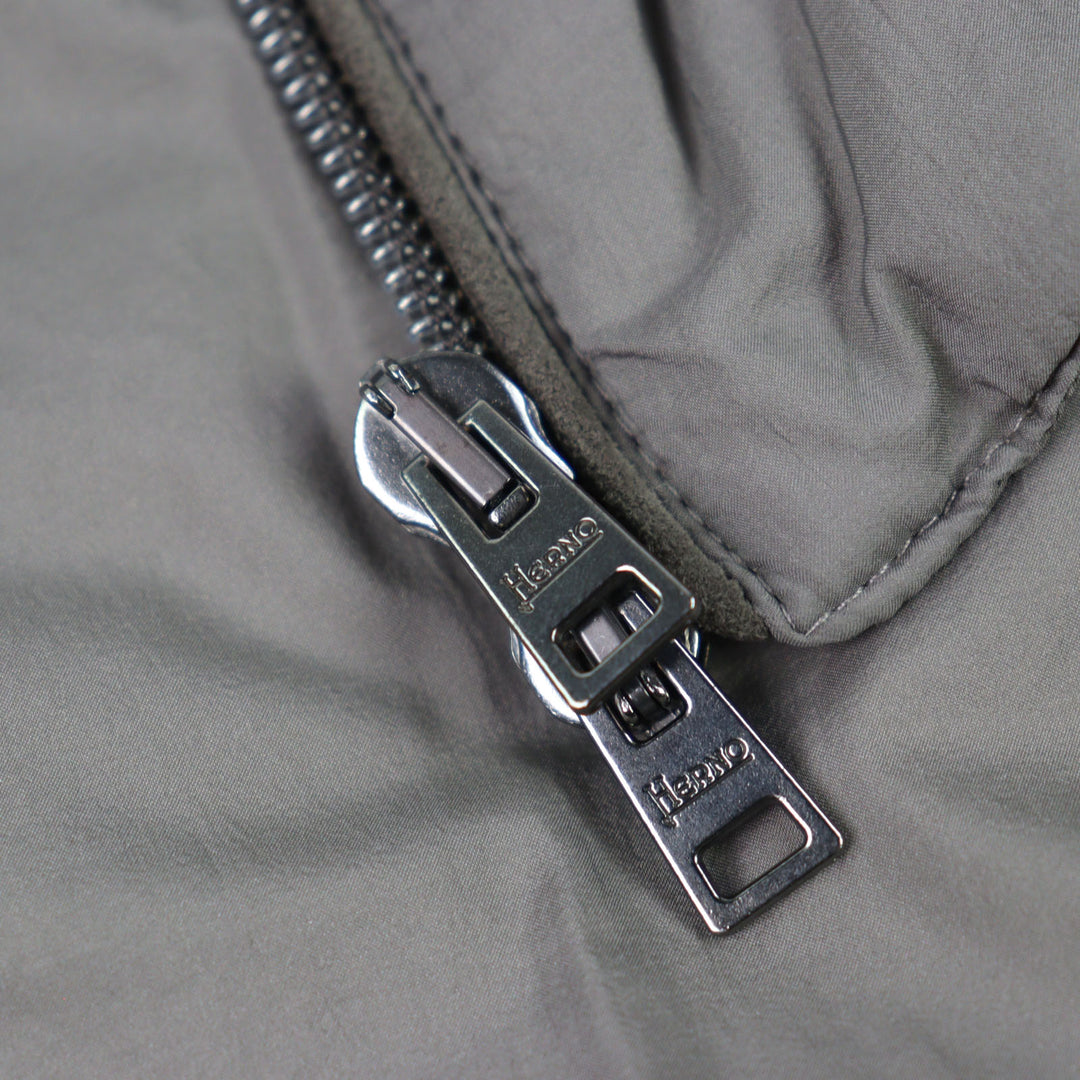 Great Herno Down tailored jacket Made with PIACENZA fabric silk cashmere 48