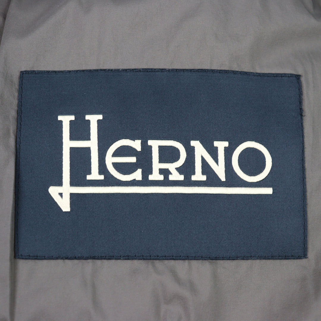Great Herno Down tailored jacket Made with PIACENZA fabric silk cashmere 48