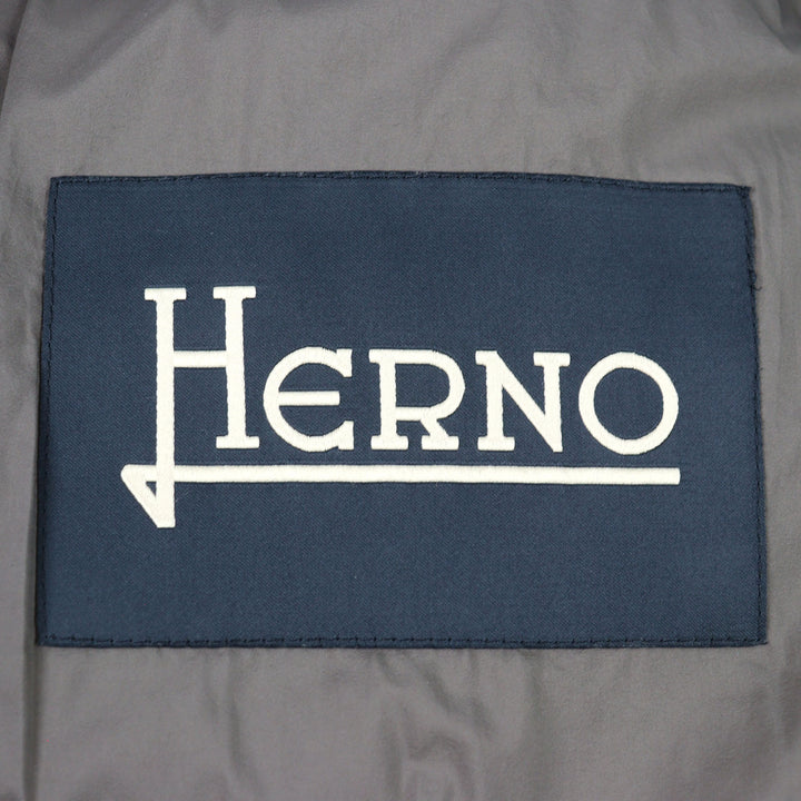 Great Herno Down tailored jacket Made with PIACENZA fabric silk cashmere 48