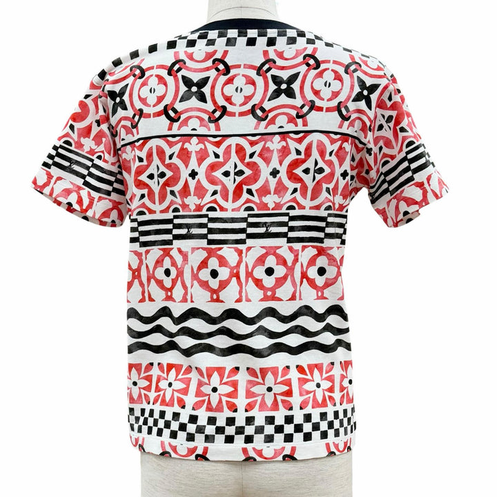 Excellent LOUIS VUITTON Short sleeve T-shirt white cotton Women XS