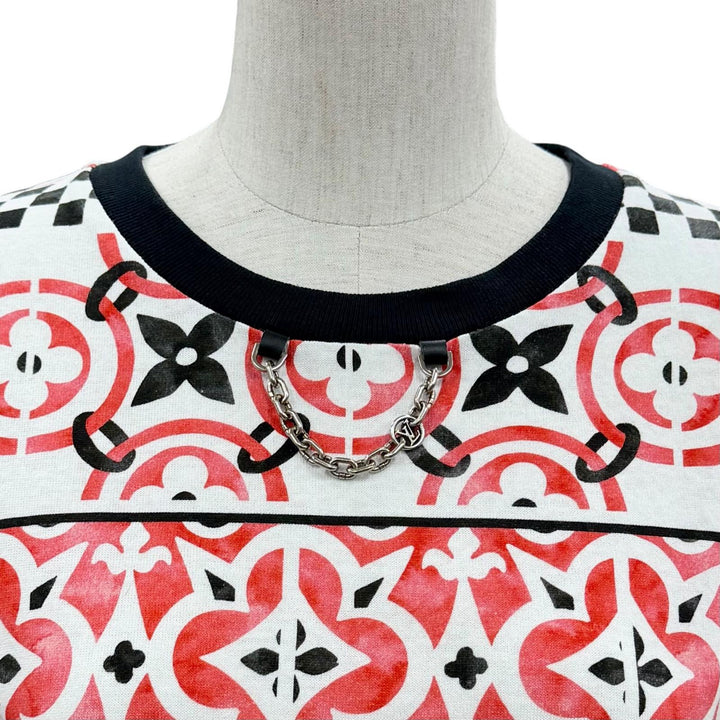 Excellent LOUIS VUITTON Short sleeve T-shirt white cotton Women XS