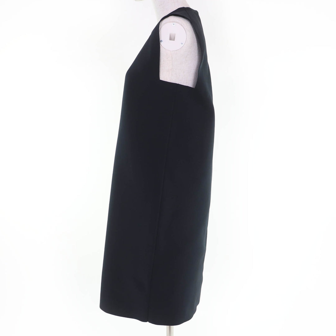 Excellent JIL SANDER one piece No sleeve black Women 34 J02CT0356