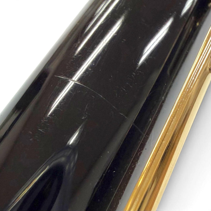 Very Good MONTBLANC fountain pen Meisterstück 149 white star black 14K mens