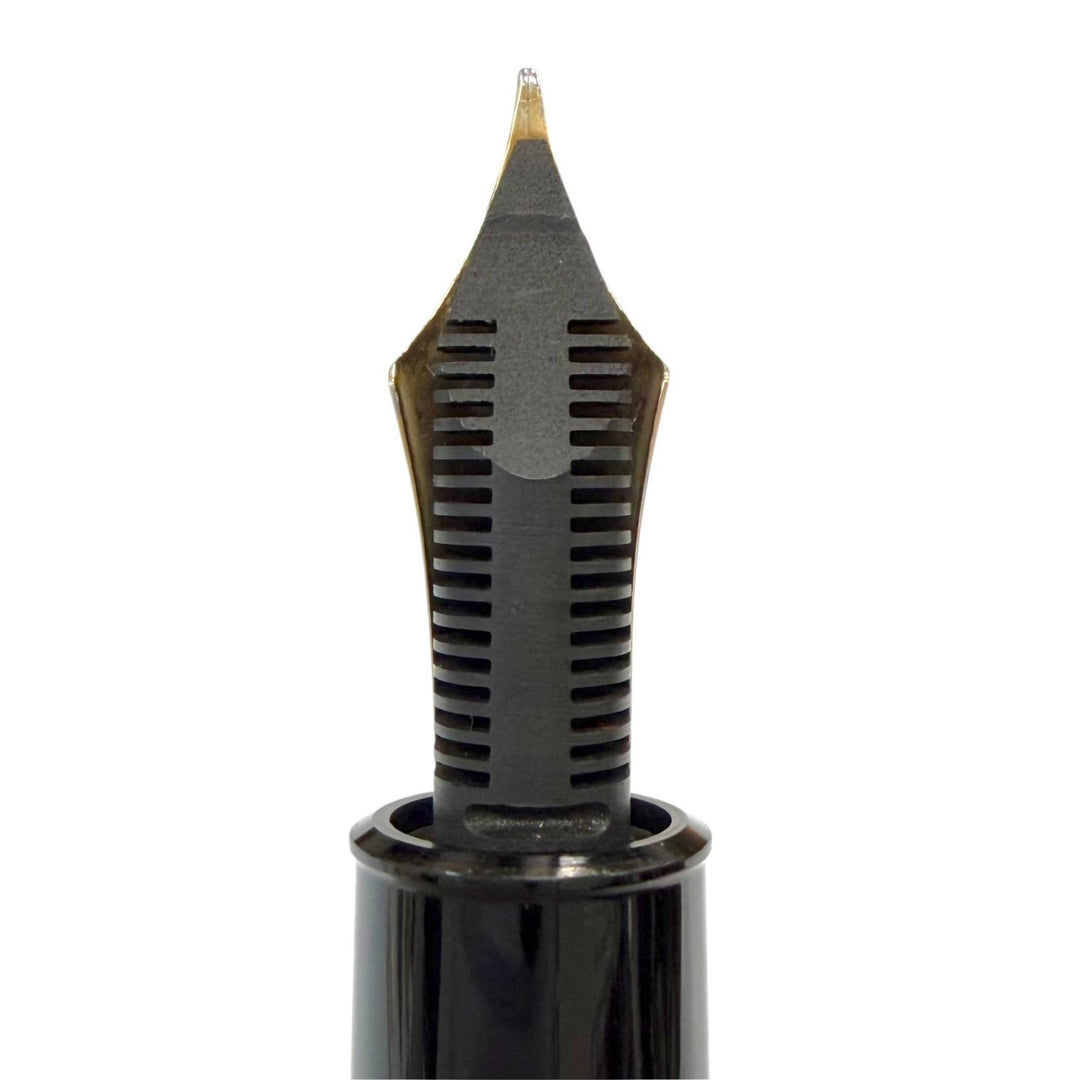 Very Good MONTBLANC fountain pen Meisterstück 149 white star black 14K mens