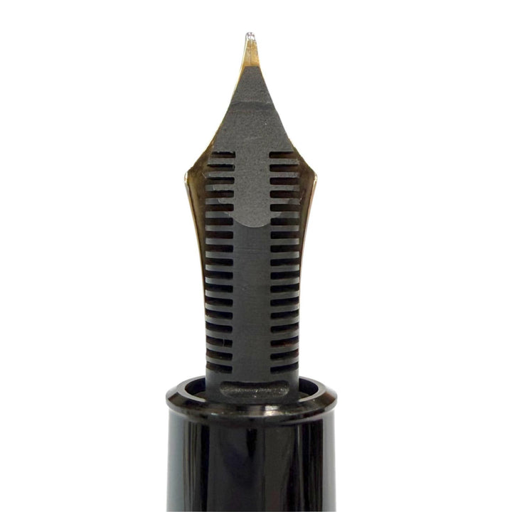 Very Good MONTBLANC fountain pen Meisterstück 149 white star black 14K mens