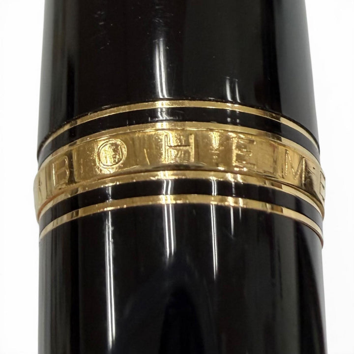 Very Good MONTBLANC mechanical pencil Boheme black Red Gemstone mens