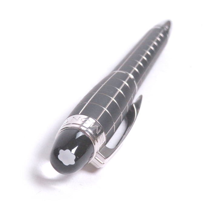 Excellent MONTBLANC fountain pen Starwalker Metal Rubber Windowpane