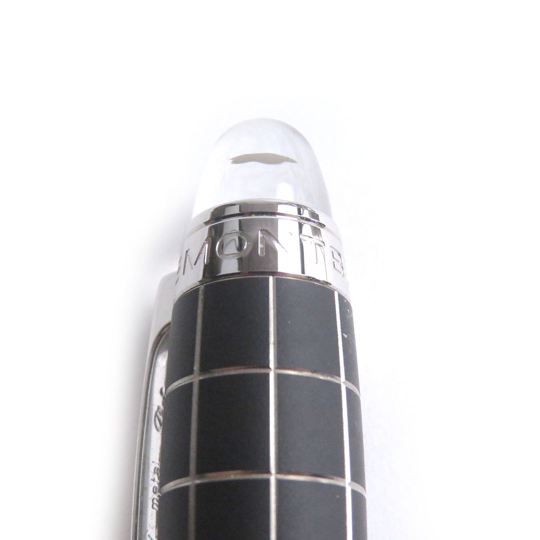 Excellent MONTBLANC fountain pen Starwalker Metal Rubber Windowpane