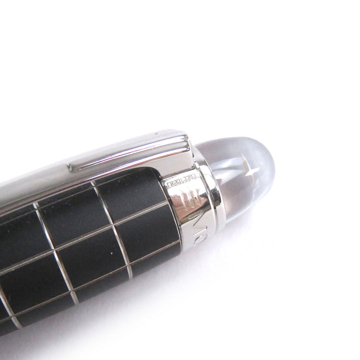 Excellent MONTBLANC fountain pen Starwalker Metal Rubber Windowpane