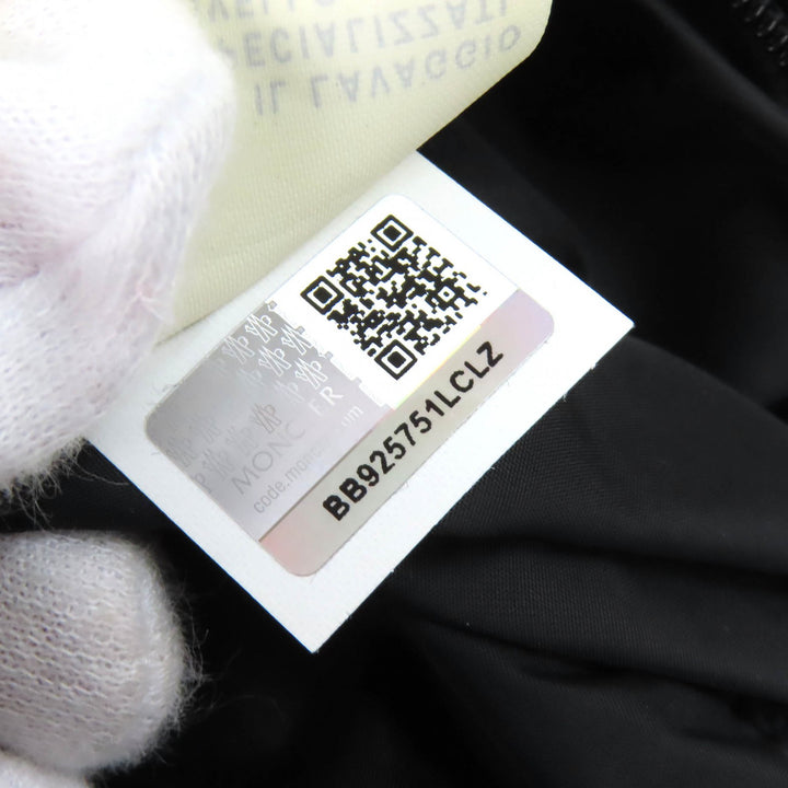 Great MONCLER Down jacket DIMITRI lambskin leather trim rider jacket 0