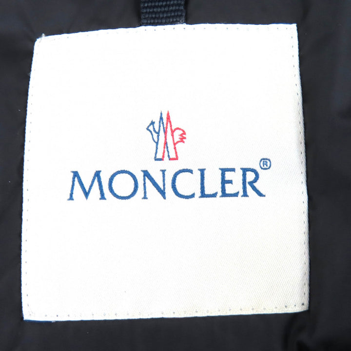Great MONCLER Down jacket DIMITRI lambskin leather trim rider jacket 0