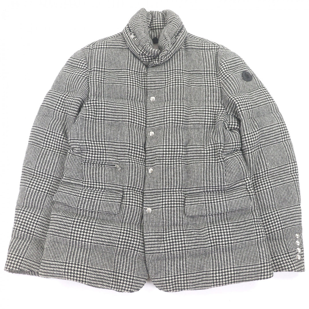 Excellent MONCLER Down jacket BESS GIACCA Prince of Wales Check
