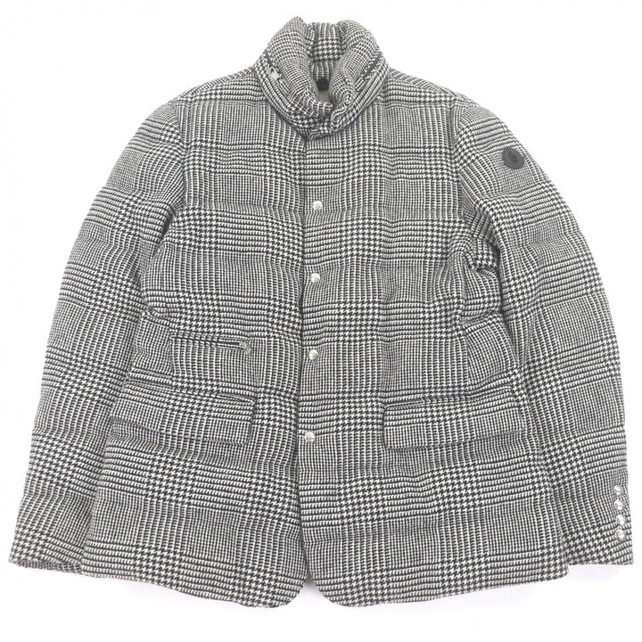 Excellent MONCLER Down jacket BESS GIACCA Prince of Wales Check
