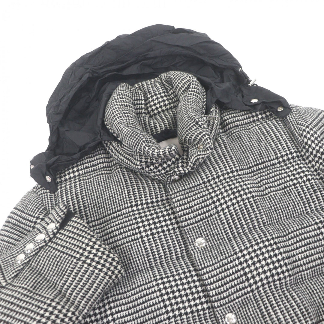 Excellent MONCLER Down jacket BESS GIACCA Prince of Wales Check