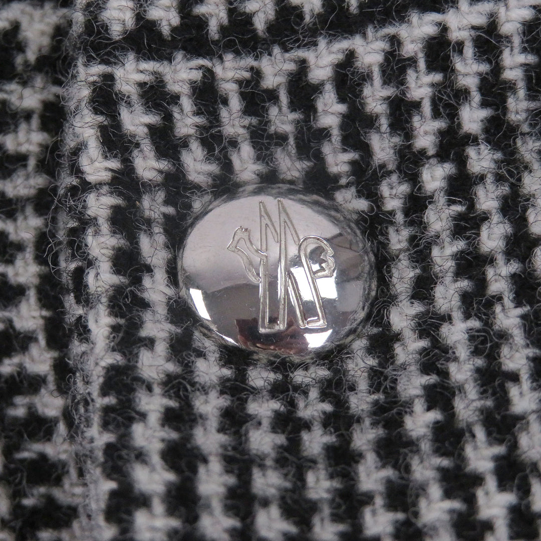 Excellent MONCLER Down jacket BESS GIACCA Prince of Wales Check
