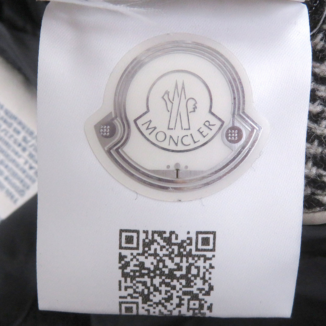 Excellent MONCLER Down jacket BESS GIACCA Prince of Wales Check