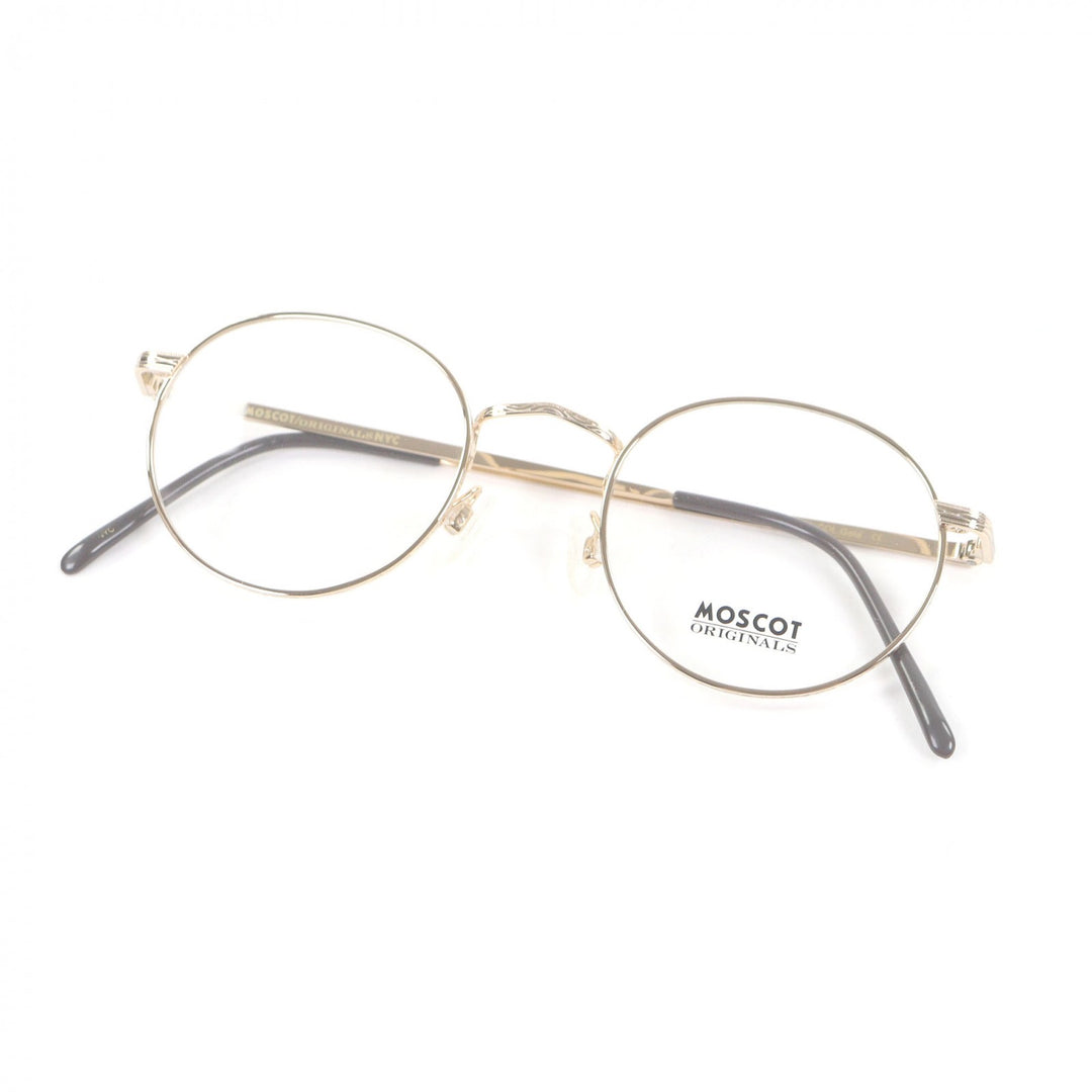 Excellent MOSCOT Glasses DOV Dove Round frame gold