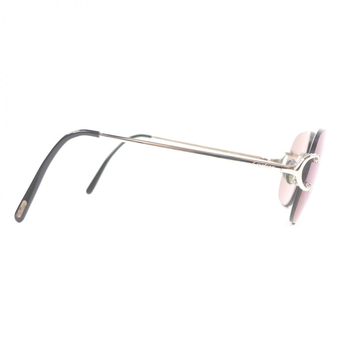 Great Cartier sunglasses 135 2C Decor Two-Point Silver mens