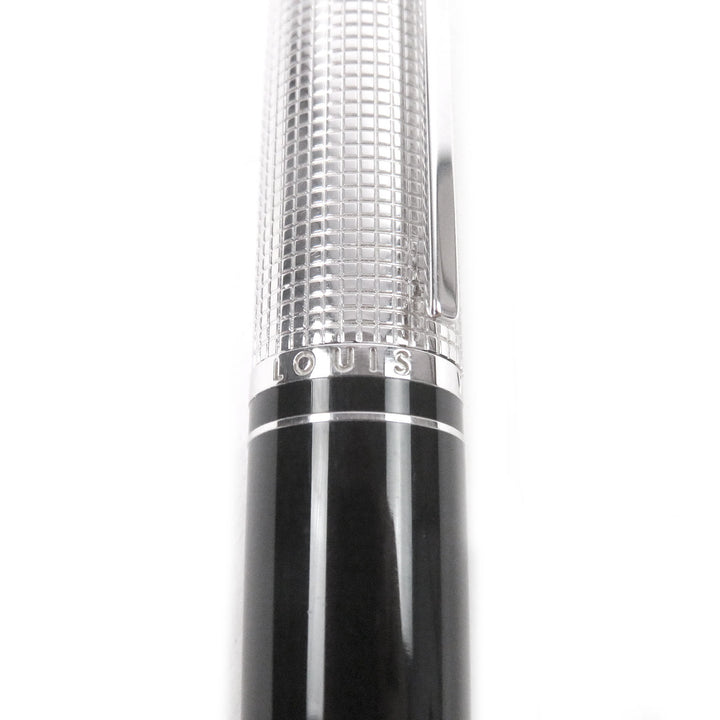 Great LOUIS VUITTON Ballpoint pen Dog Tracker Twist type Silver