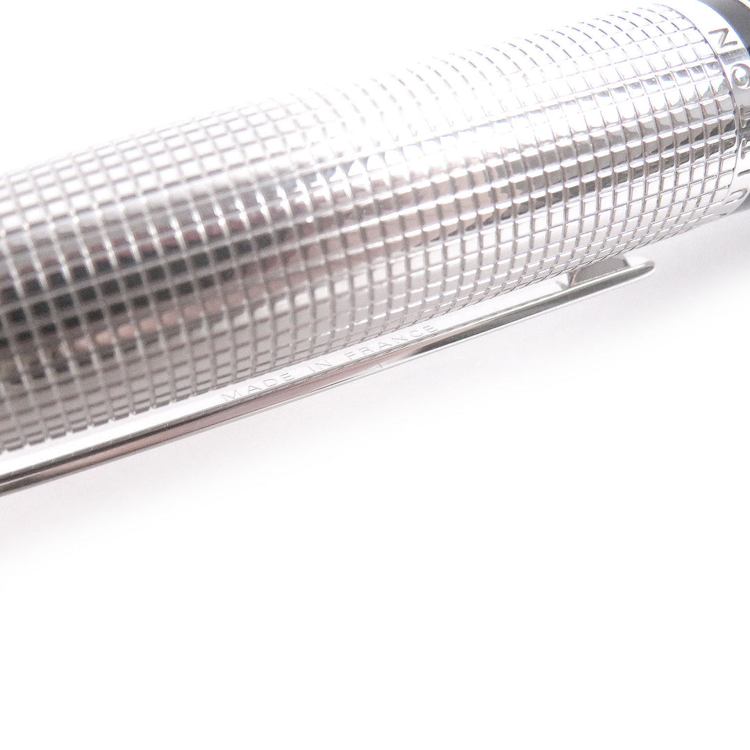 Great LOUIS VUITTON Ballpoint pen Dog Tracker Twist type Silver