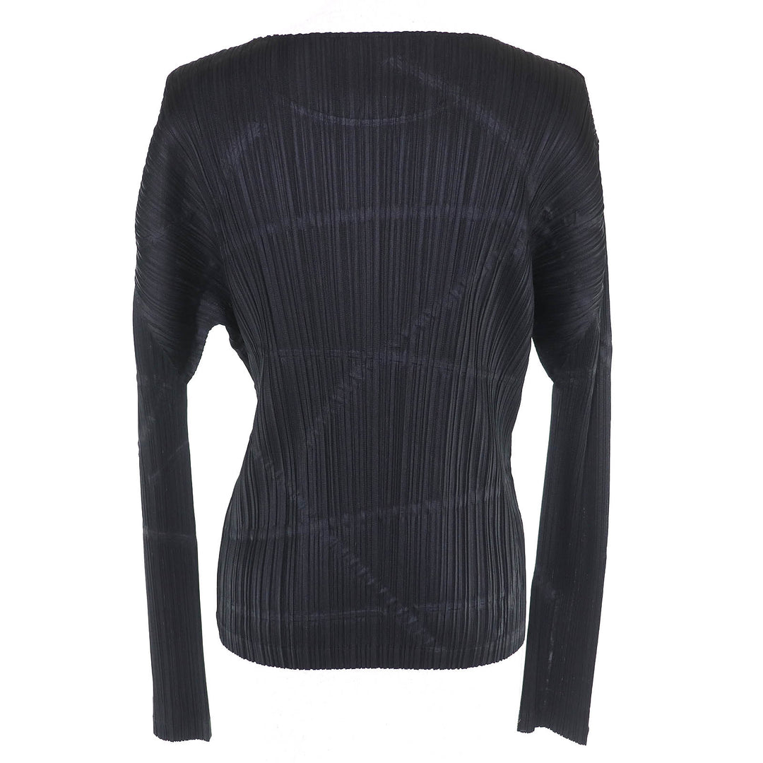 Excellent PLEATS PLEASE All-over print crew neck longsleeve T-shirt 4 PP43-JK785