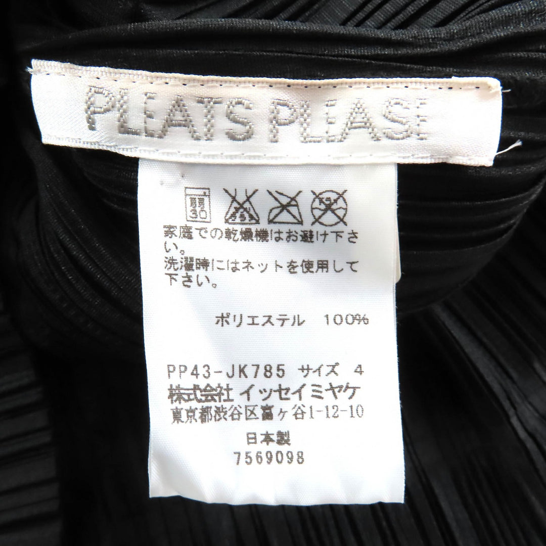 Excellent PLEATS PLEASE All-over print crew neck longsleeve T-shirt 4 PP43-JK785