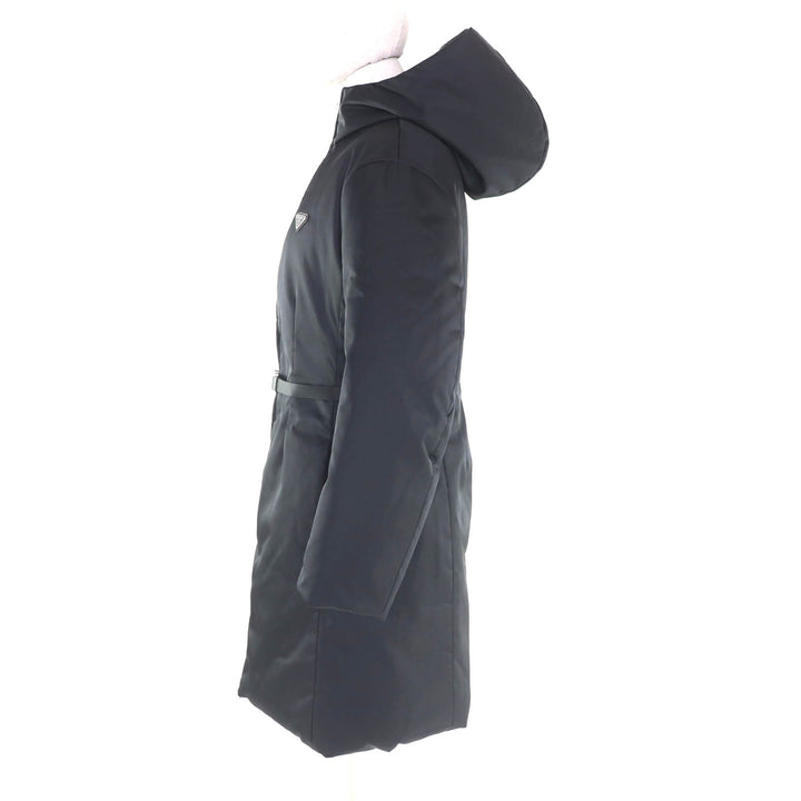 Pristine PRADA down coat black recycled polyamide Women 42 292077
