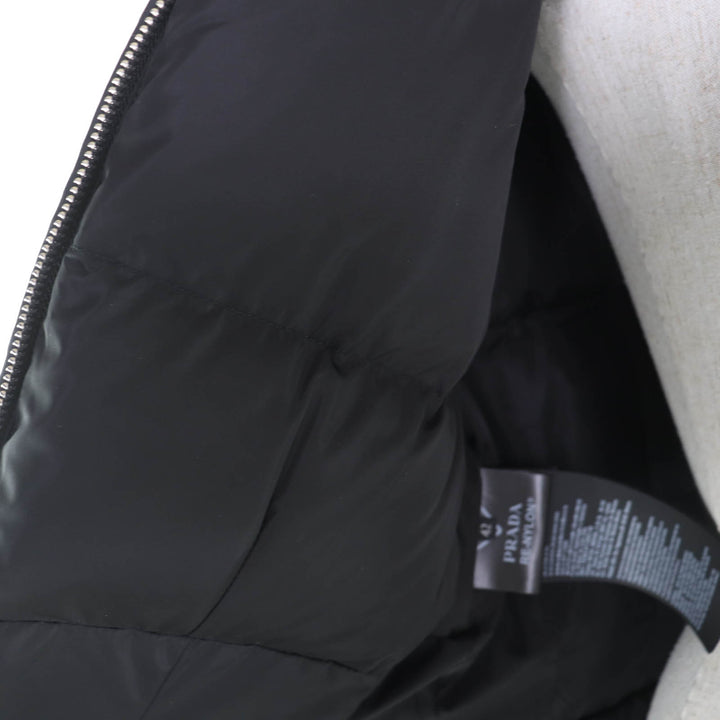 Pristine PRADA down coat black recycled polyamide Women 42 292077