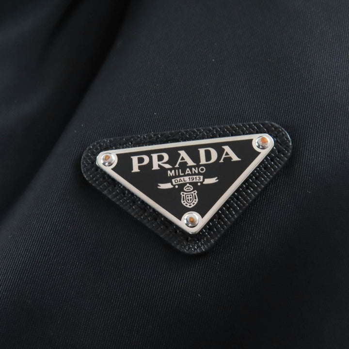 Pristine PRADA down coat black recycled polyamide Women 42 292077