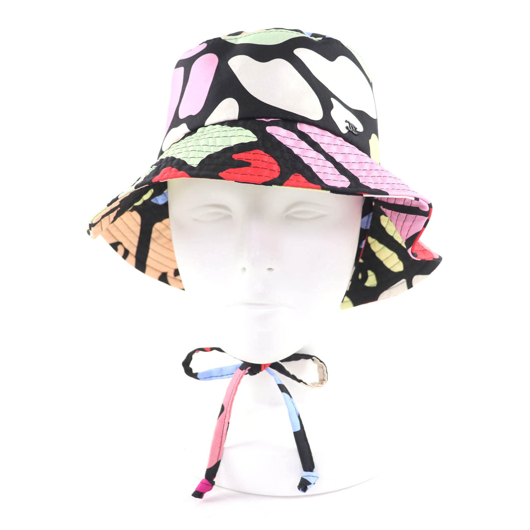 Excellent CHANEL hat Multi silk Women M