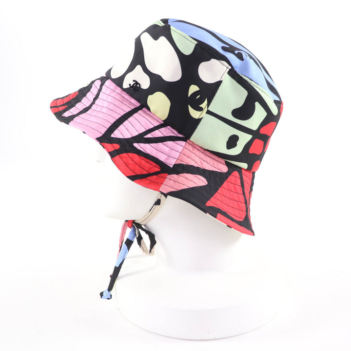 Excellent CHANEL hat Multi silk Women M