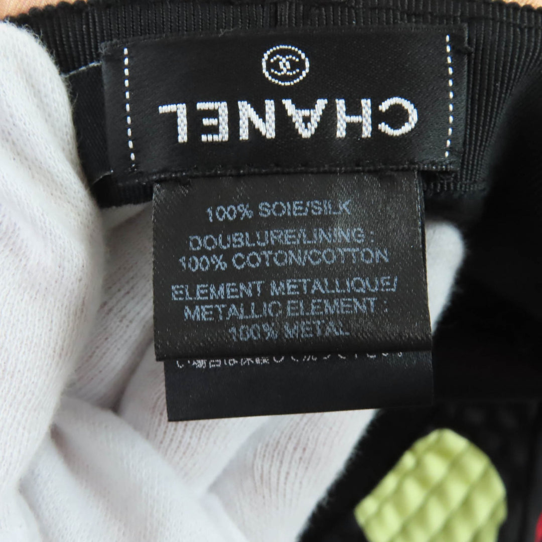 Excellent CHANEL hat Multi silk Women M