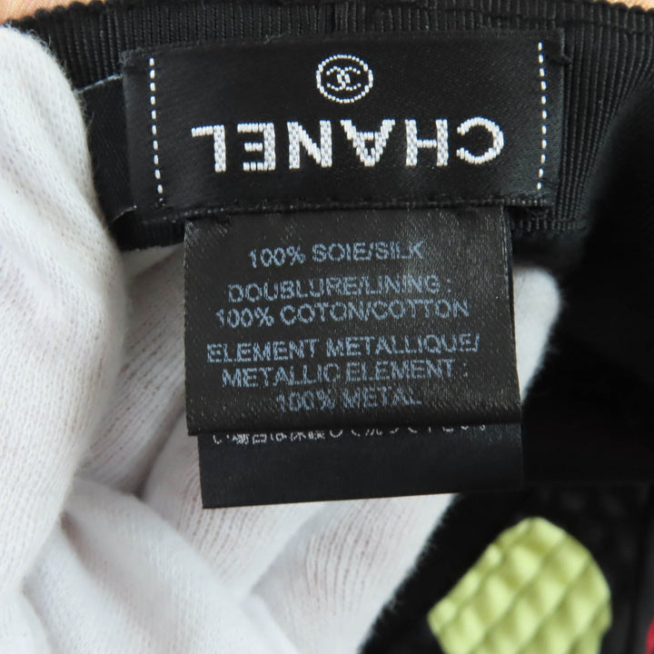 Excellent CHANEL hat Multi silk Women M