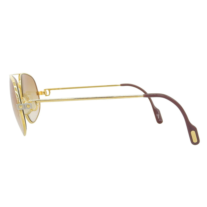 Great Cartier sunglasses Santos de Cartier Two-Bridge gold mens