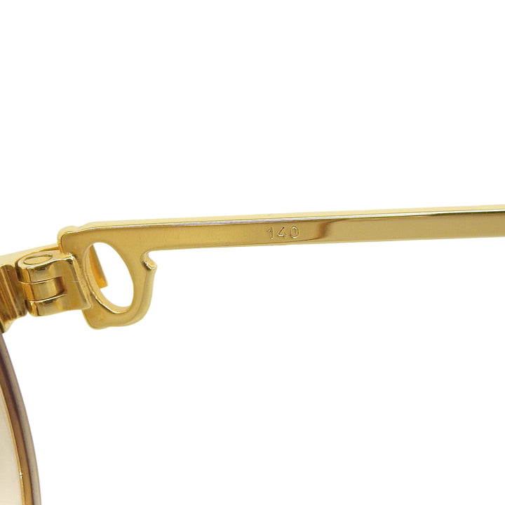 Great Cartier sunglasses Santos de Cartier Two-Bridge gold mens