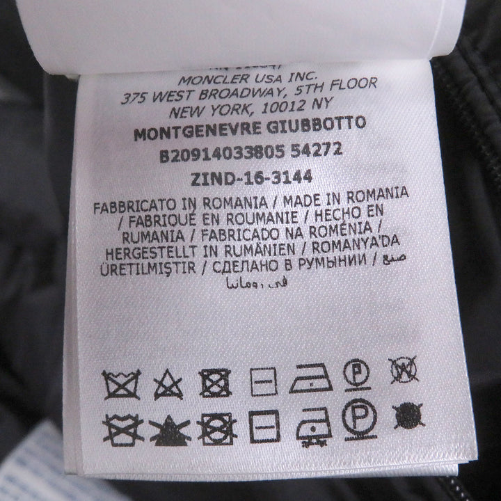 Great MONCLER Down jacket MONTGENEVRE GIUBBOTTO With logo emblem