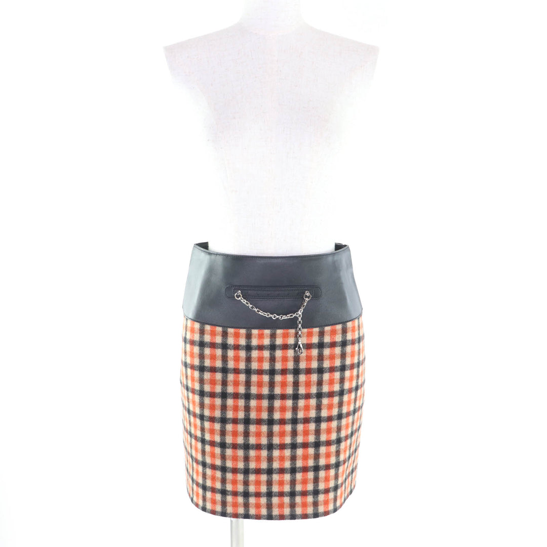 Excellent HERMES skirt Multi cashmere Women 34 3H0322DE