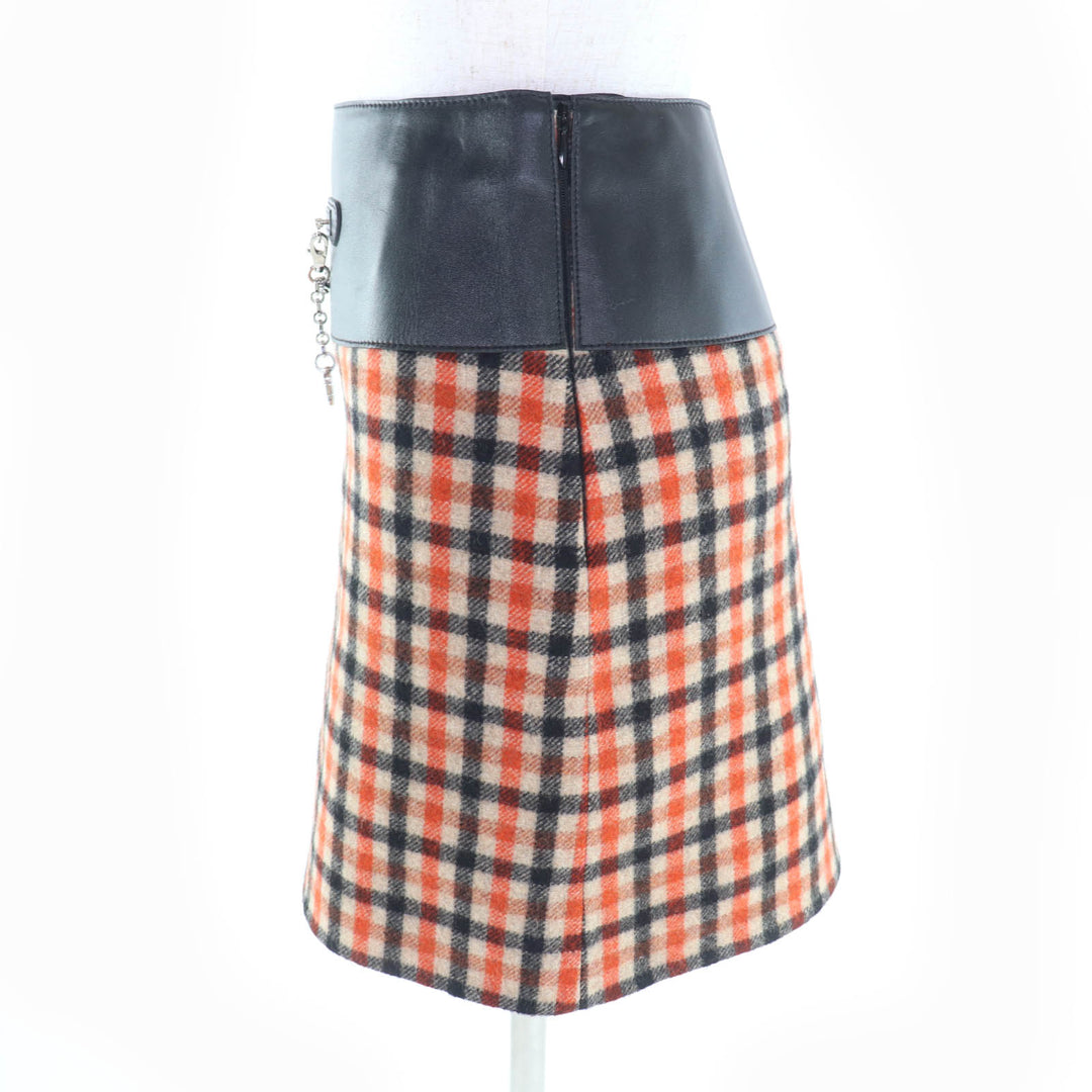 Excellent HERMES skirt Multi cashmere Women 34 3H0322DE